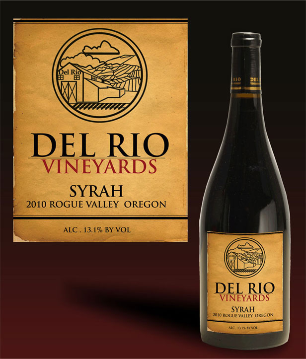 Del Rio Vineyards Label Design