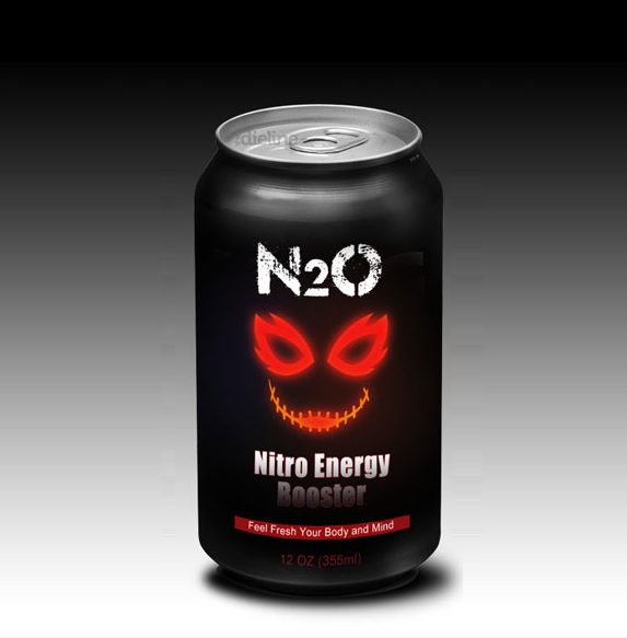 N2O Energy Booster -Packaing Design