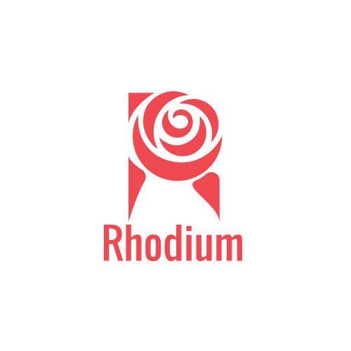 Rhodium App Logo Design