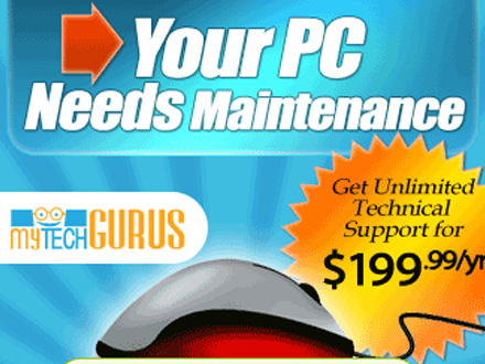 PC Tech Support digital banners